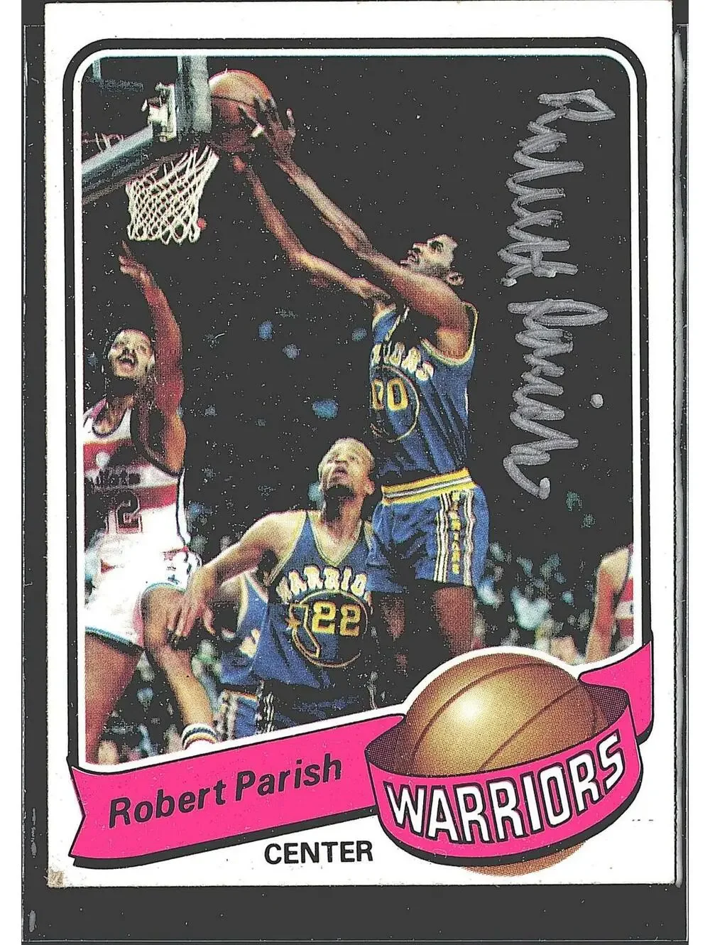 1979-80 Topps #93 Robert Parish HAND SIGNED